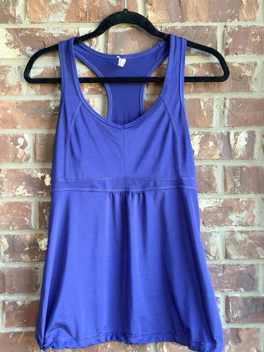Lucy Activewear Women's M Blue Racerback Athletic Tank Top Yoga Running