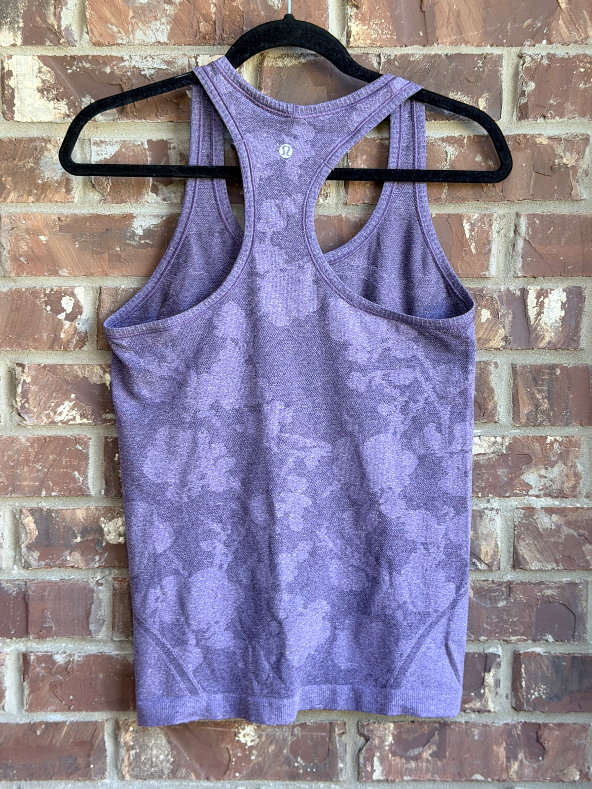Lululemon Swiftly Tech Racerback Tank Top Purple Heather Camo Size 8