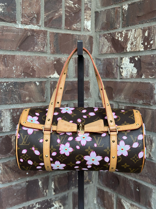 Louis Vuitton Monogram Cherry Blosson Papillon 72376