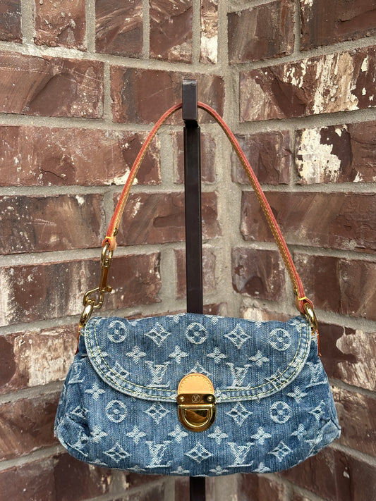 Louis Vuitton Denim Pleaty 54829