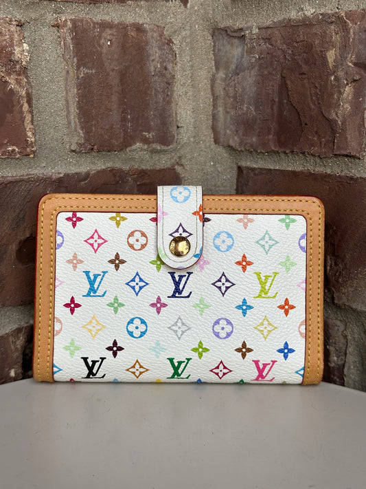 Louis Vuitton Monogram Multicolor French Purse Wallet 54018