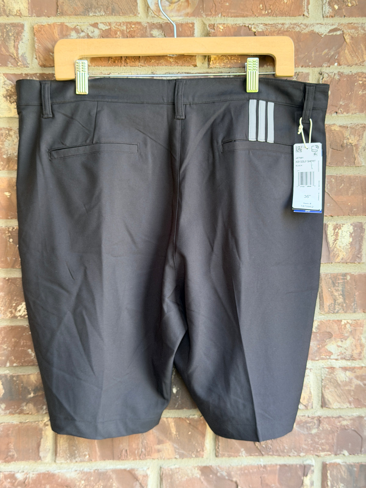 Adidas Adicross Golf Shorts Mens 36 Black Performance Stretch NWT