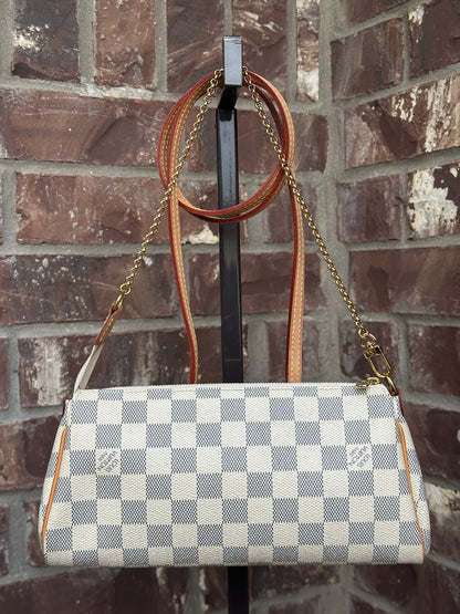 Louis Vuitton Eva Handbag Damier Azur 43189