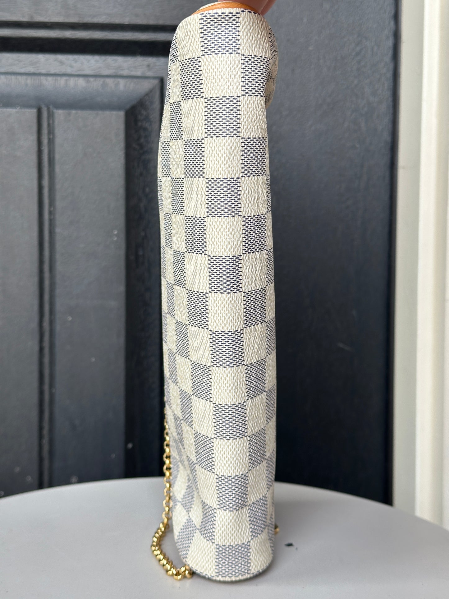 Louis Vuitton Eva Handbag Damier Azur 43189
