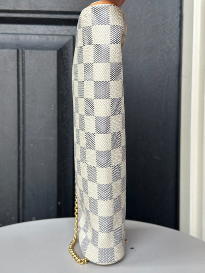 Louis Vuitton Eva Handbag Damier Azur 43189