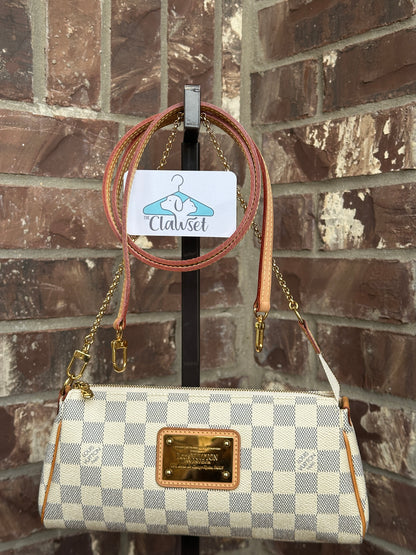 Louis Vuitton Eva Handbag Damier Azur 43189