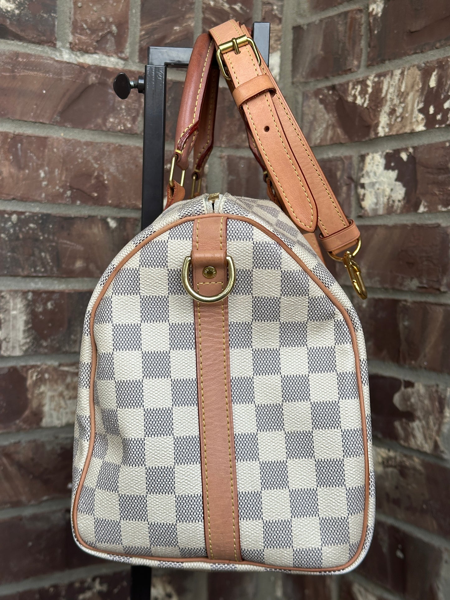 Louis Vuitton Speedy Bandouliere Bag Damier Azur 30 - 41764