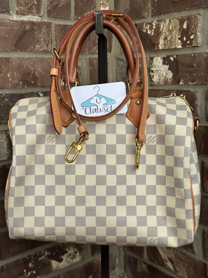 Louis Vuitton Speedy Bandouliere Bag Damier Azur 30 - 41764