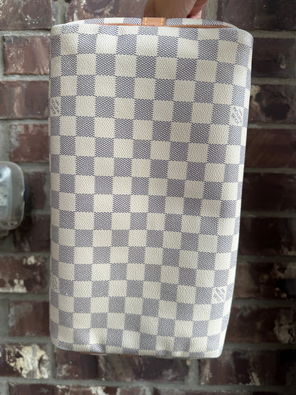 Louis Vuitton Speedy Bandouliere Bag Damier Azur 30 - 41764