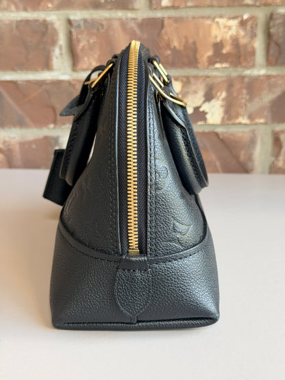 Louis Vuitton Neo Alma Handbag Monogram Empreinte Leather BB Black 50506