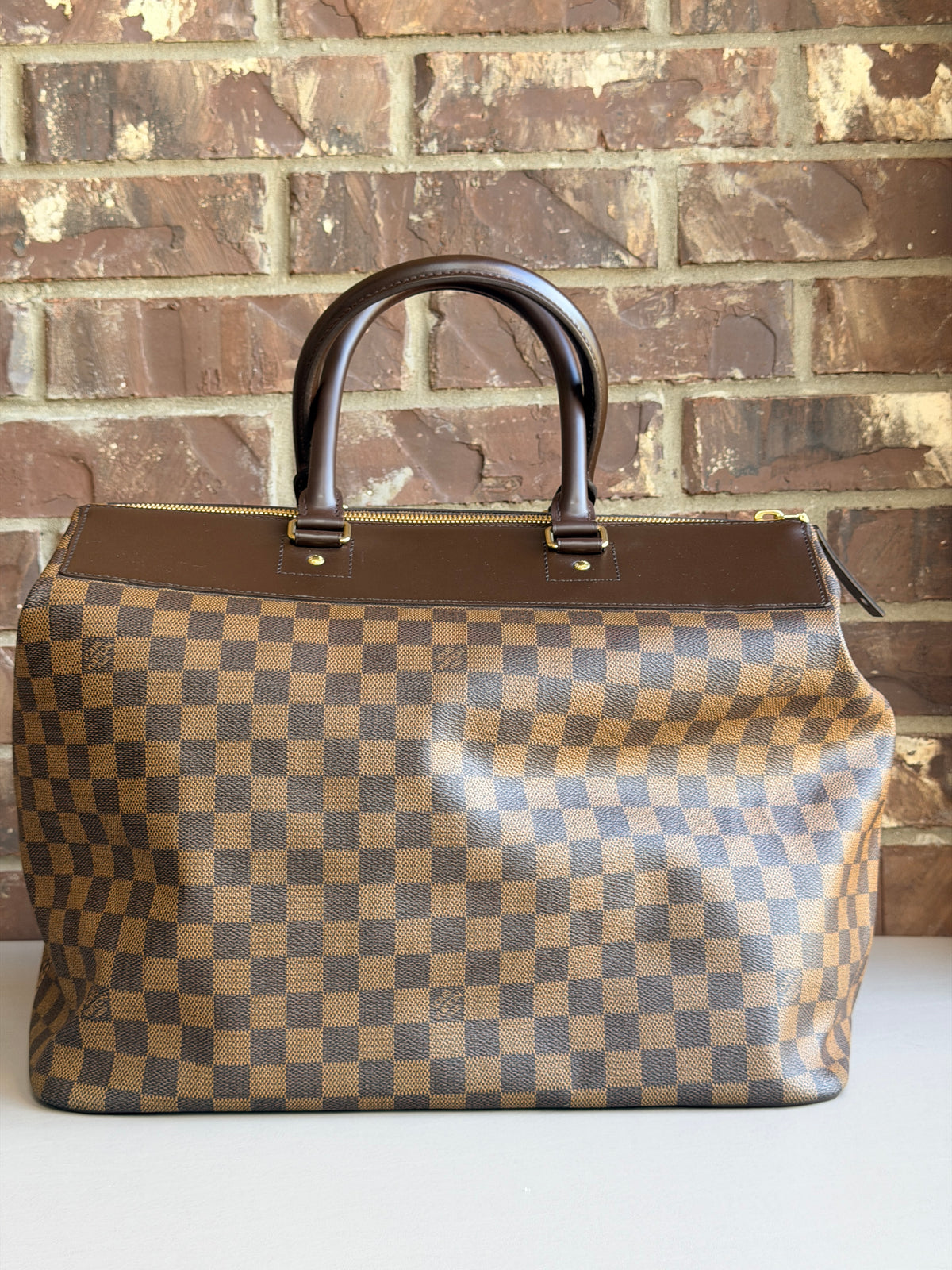 Louis Vuitton Greenwich Travel Bag Damier Ebene PM 84685