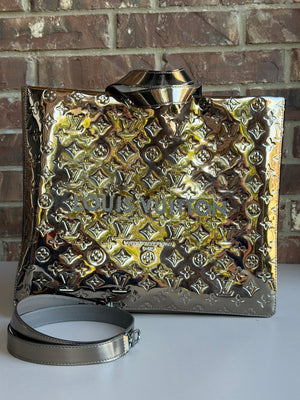 Louis Vuitton Shopper Tote Monogram Mirror Coated Canvas MM 57347