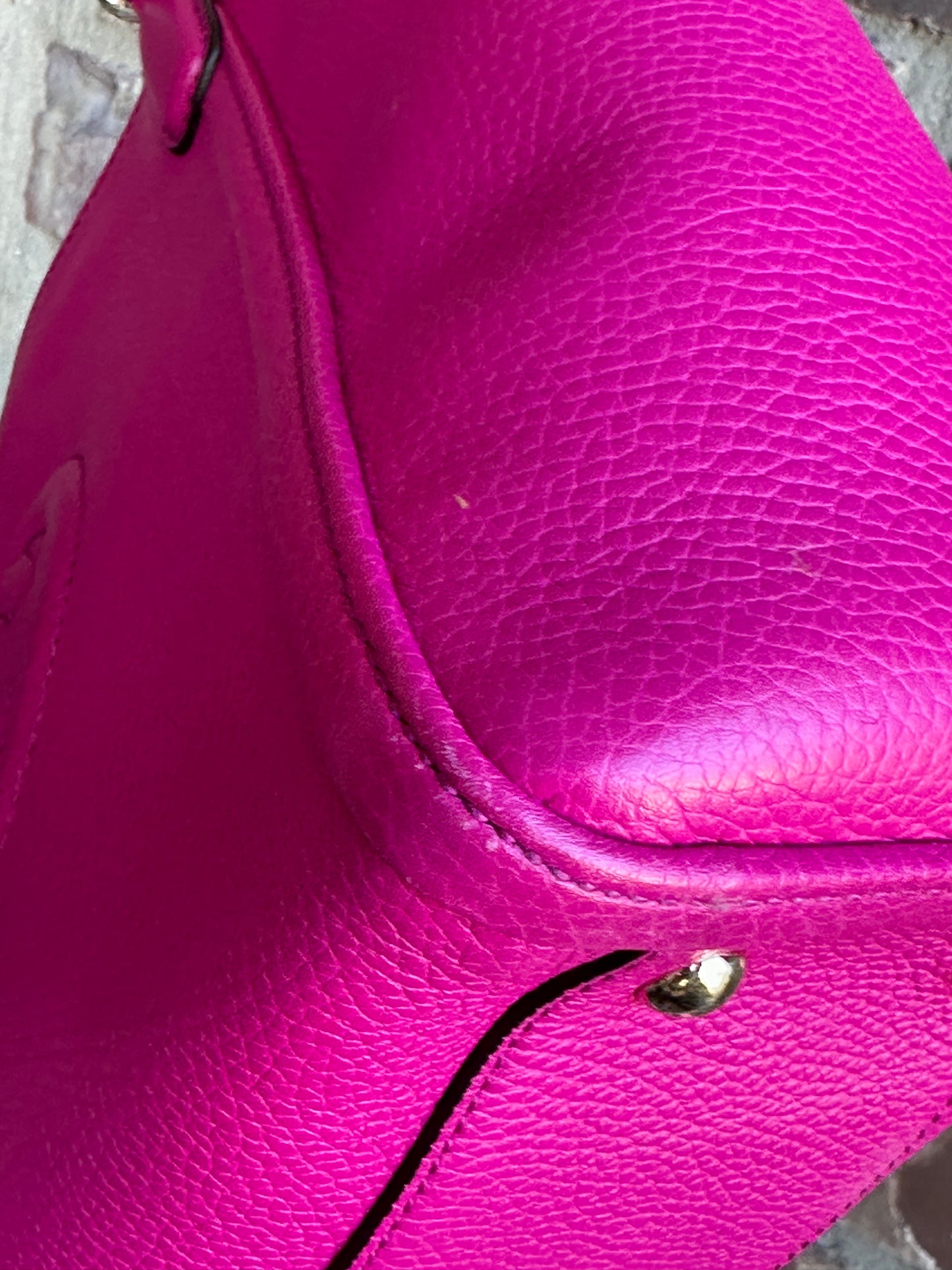 Gucci Soho Convertible Top Handle Leather Bag Small Pink 53012