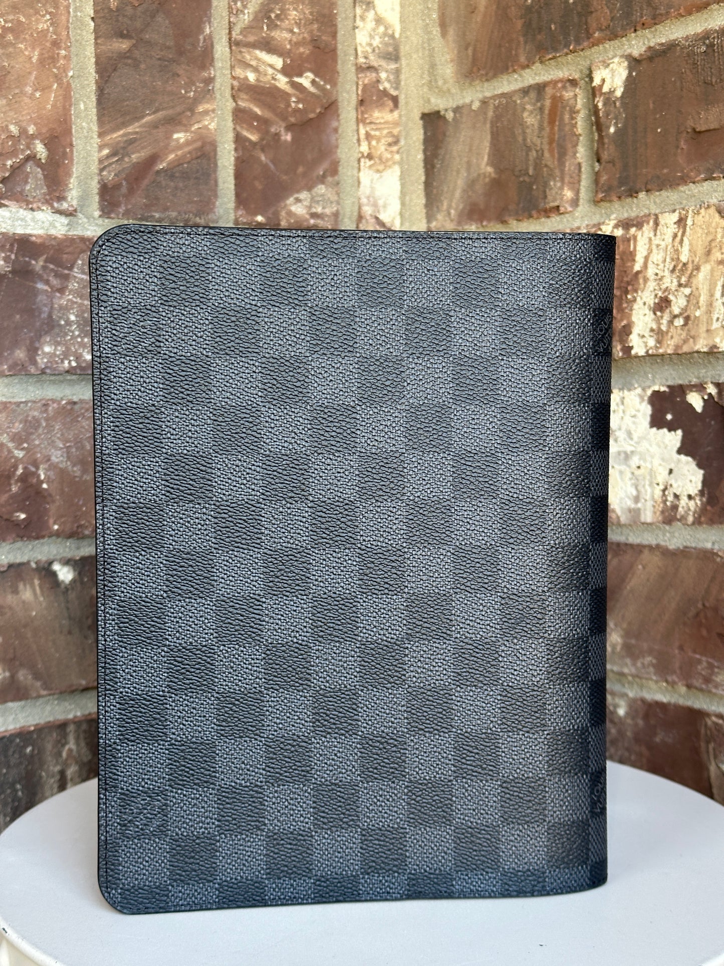 Louis Vuitton Desk Agenda Cover Damier Graphite	41139
