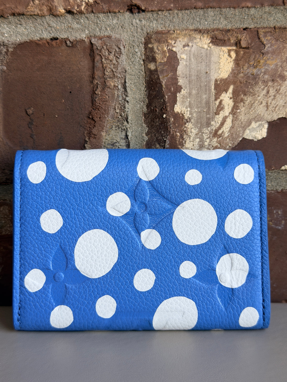 Louis Vuitton Rosalie Coin Purse Yayoi Kusama Infinity Dots Blue 56345