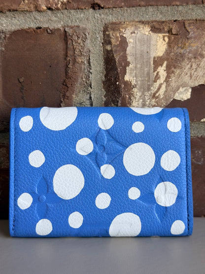 Louis Vuitton Rosalie Coin Purse Yayoi Kusama Infinity Dots Blue 56345
