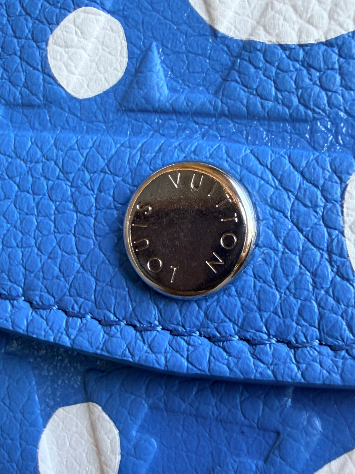 Louis Vuitton Rosalie Coin Purse Yayoi Kusama Infinity Dots Blue 56345