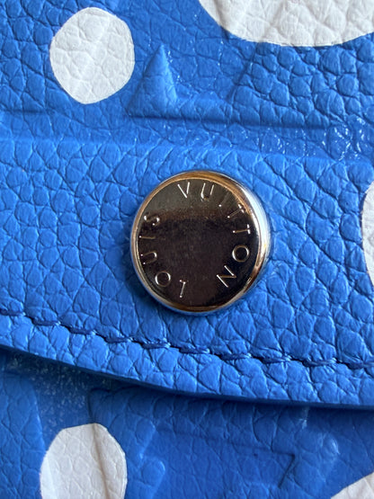 Louis Vuitton Rosalie Coin Purse Yayoi Kusama Infinity Dots Blue 56345