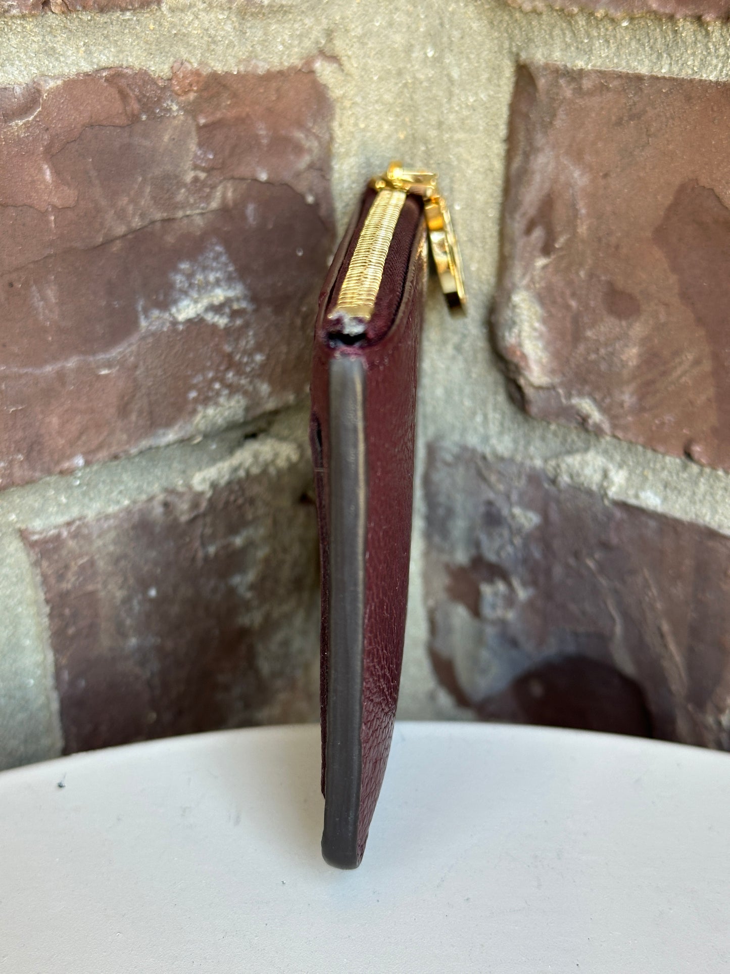 Louis Vuitton Romy Card Holder Monogram Empreinte Leather Wine 29108