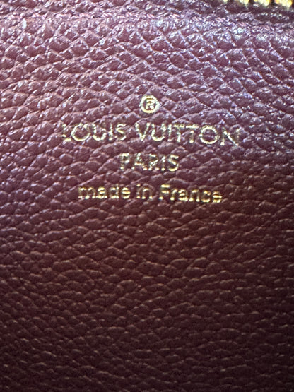 Louis Vuitton Romy Card Holder Monogram Empreinte Leather Wine 29108