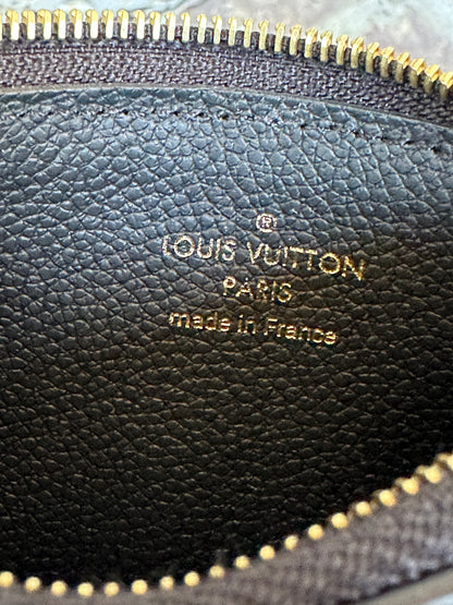 Louis Vuitton Romy Card Holder Monogram Empreinte Leather Black	43829