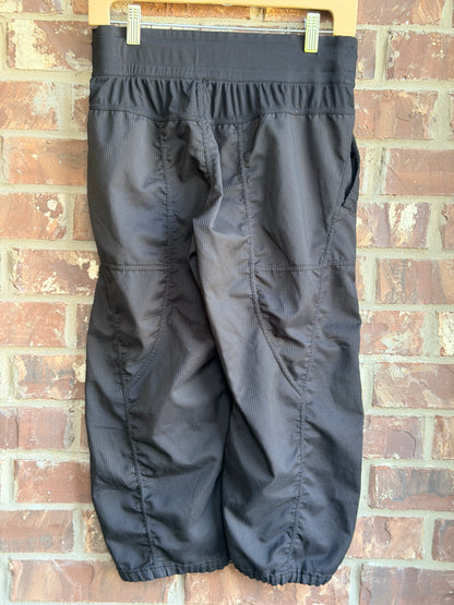 Lululemon Black Studio Style Drawstring Cinch Hem Pants Size 8
