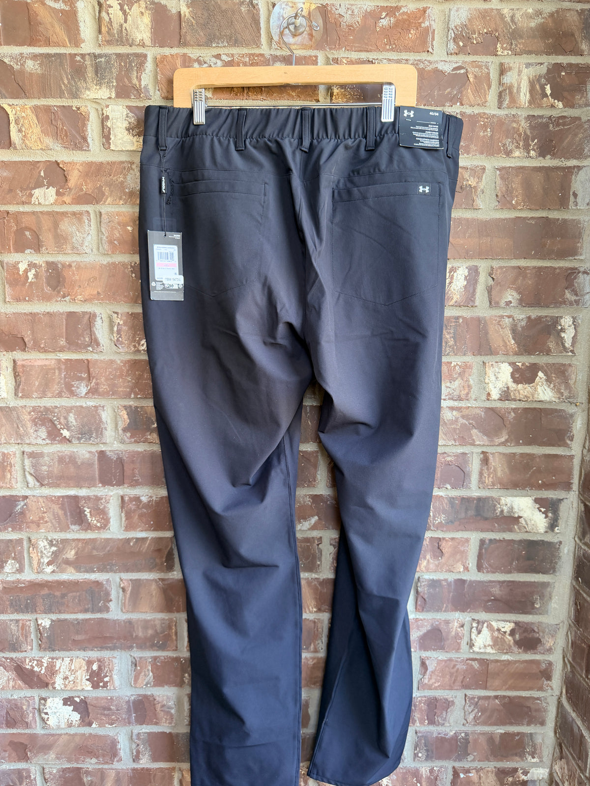 Under Armour UA Drive 5 Pocket Pant Black Slim Taper Men's 40/34 NWT