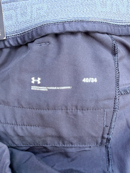Under Armour UA Drive 5 Pocket Pant Black Slim Taper Men's 40/34 NWT