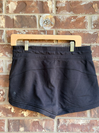 Lululemon Black Drawstring Athletic Running Shorts Size 10