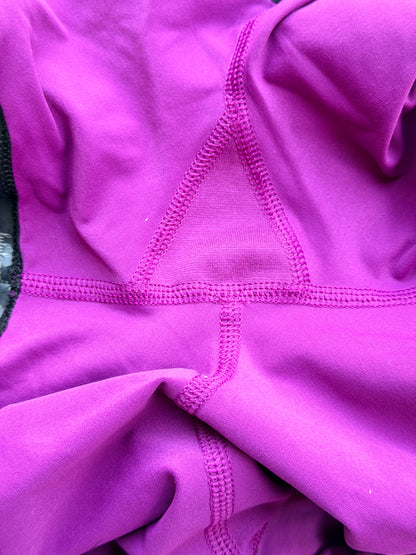 Lululemon Pace Setter Skort Purple Black Print Size 8