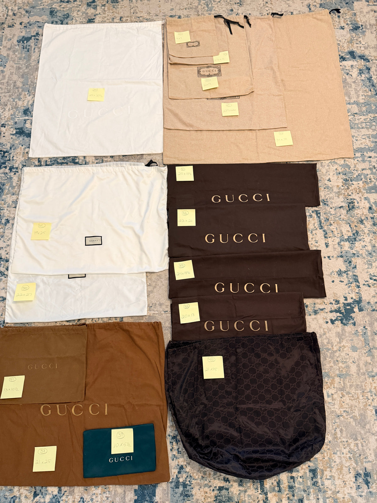 Designer Dust Bags