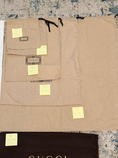 Designer Dust Bags