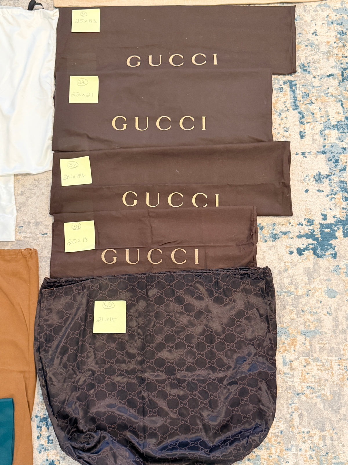Designer Dust Bags
