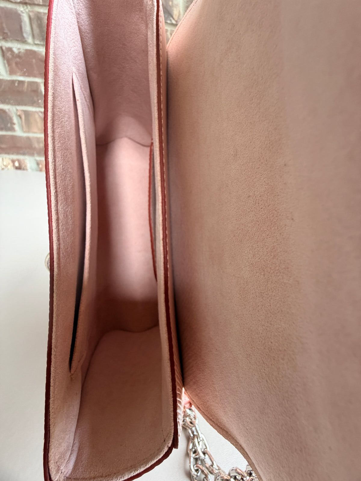 Louis Vuitton Twist Handbag Bird Motif Epi Leather MM Pink 82732