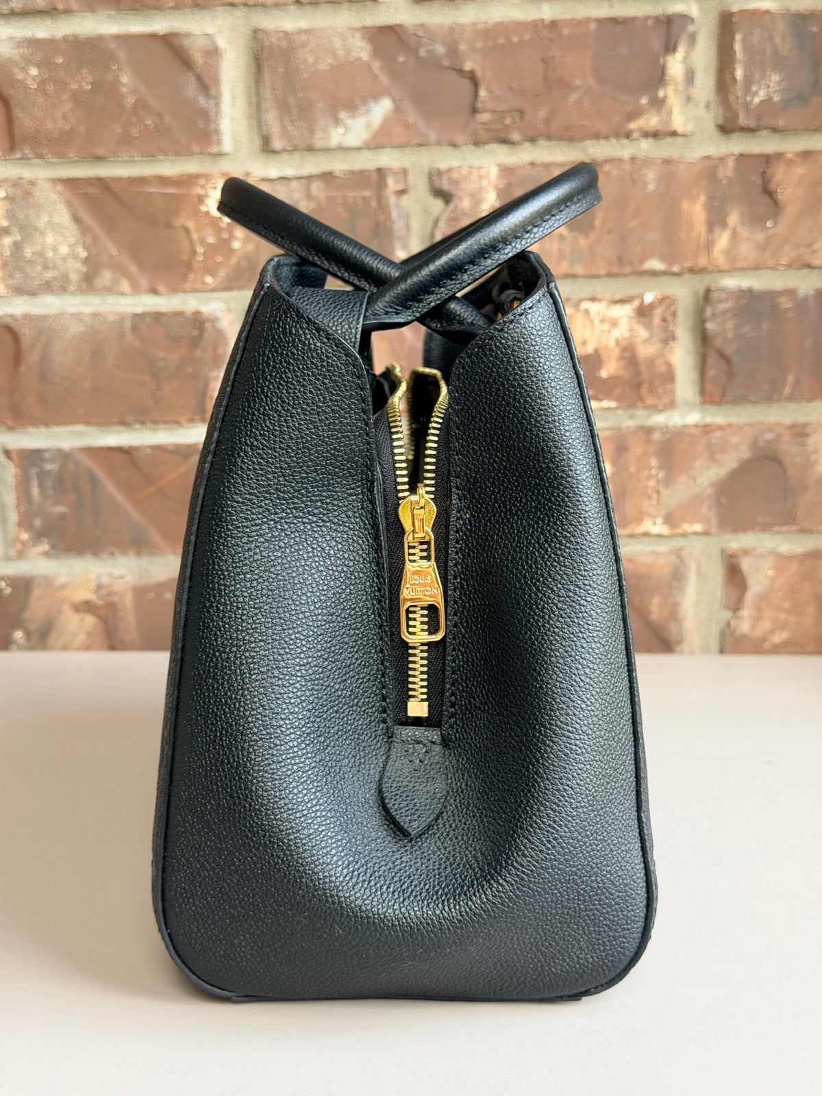 Louis Vuitton Montaigne Handbag Monogram Empreinte Leather MM 92842