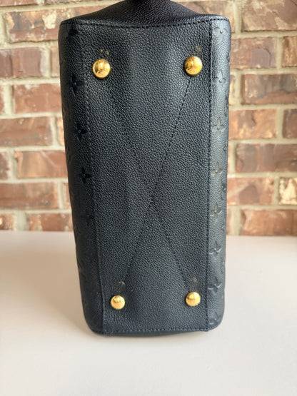 Louis Vuitton Montaigne Handbag Monogram Empreinte Leather MM 92842