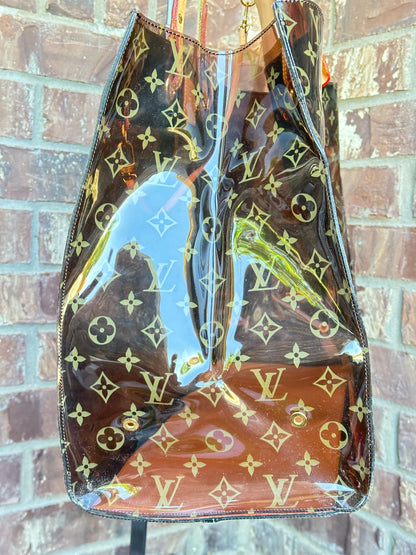 Louis Vuitton Ambre Sac Cabas Monogram Vinyl GM Brown	59276