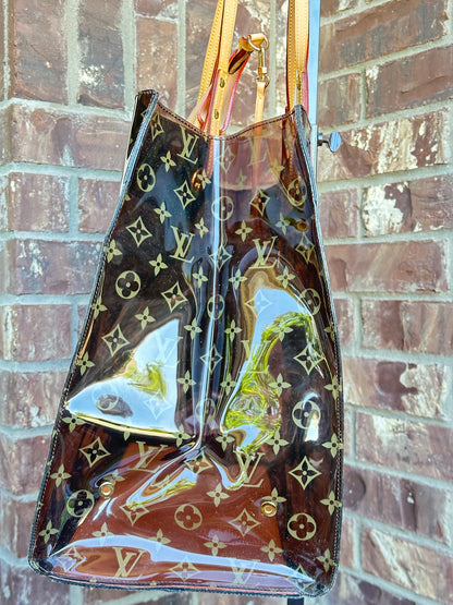Louis Vuitton Ambre Sac Cabas Monogram Vinyl GM Brown	59276