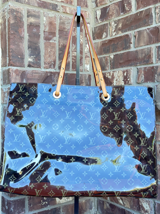 Louis Vuitton Ambre Sac Cabas Monogram Vinyl GM Brown	59276