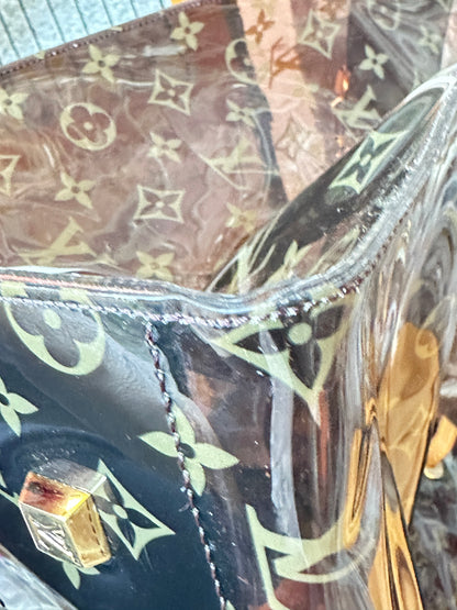 Louis Vuitton Ambre Sac Cabas Monogram Vinyl GM Brown	59276
