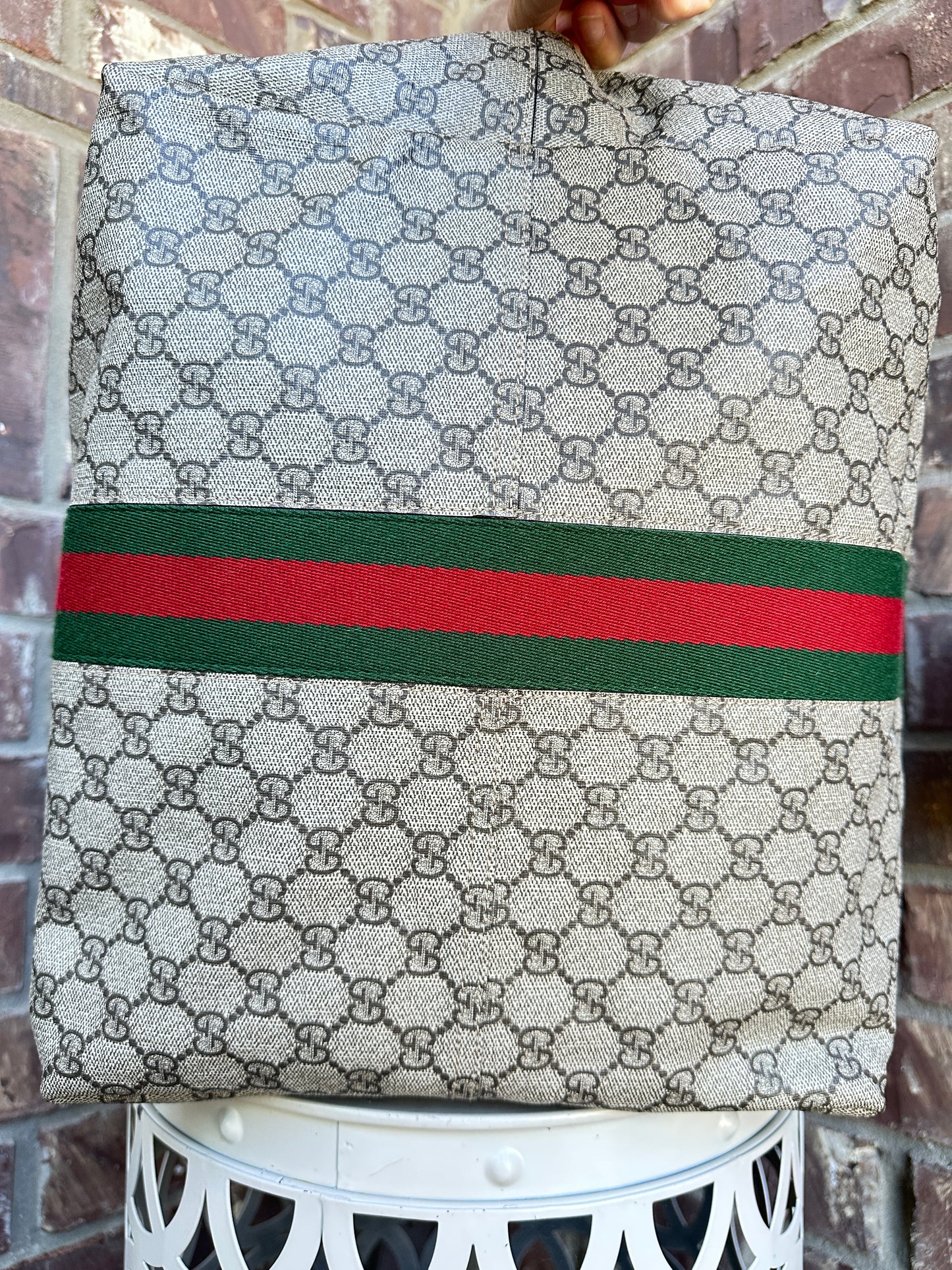 Gucci Jackie 1961 Soft Shoulder Bag GG Coated Canvas Medium Brown 82974