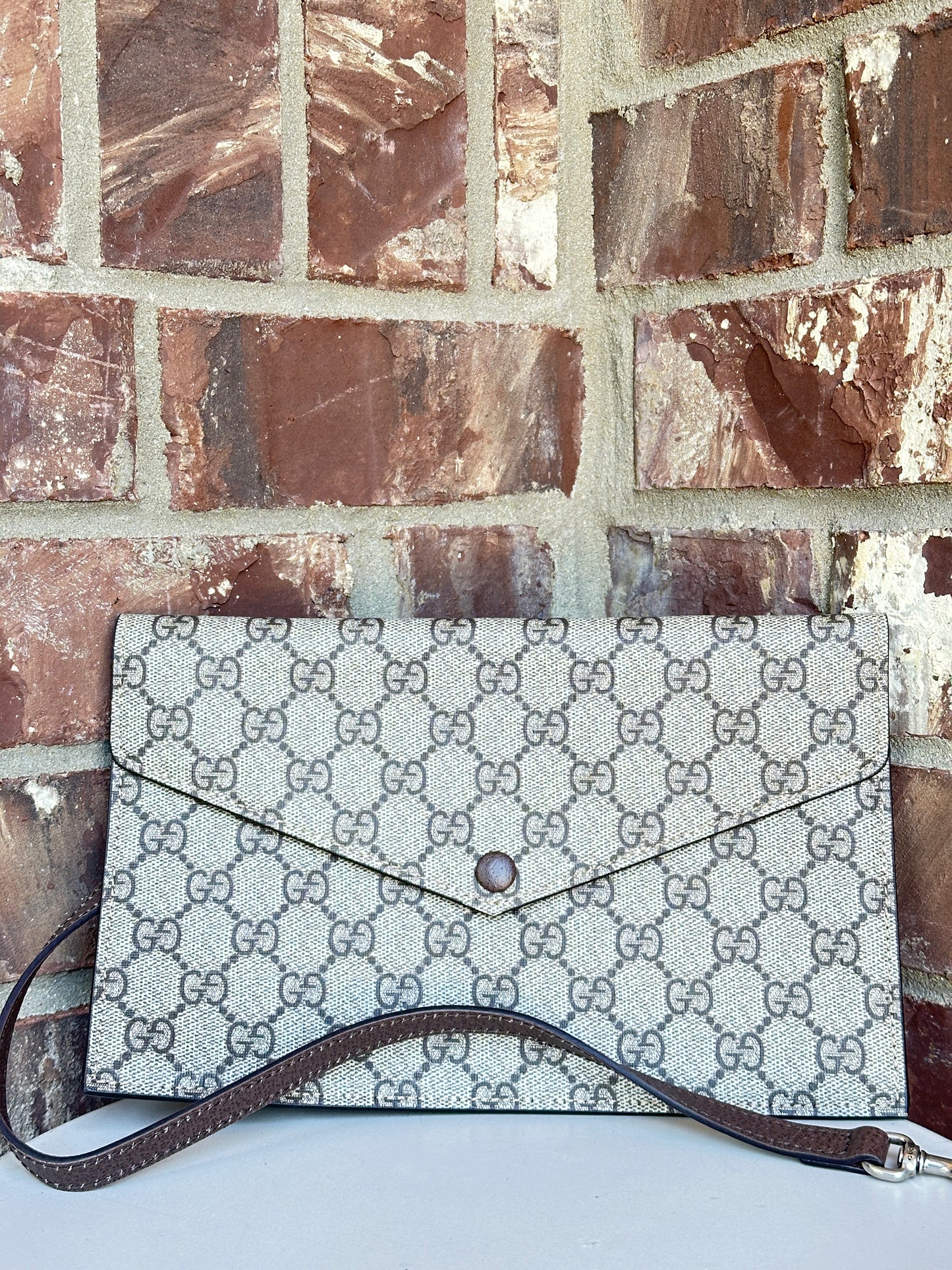 Gucci Jackie 1961 Soft Shoulder Bag GG Coated Canvas Medium Brown 82974