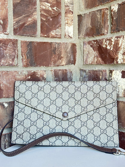 Gucci Jackie 1961 Soft Shoulder Bag GG Coated Canvas Medium Brown 82974
