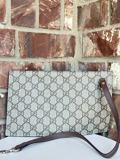 Gucci Jackie 1961 Soft Shoulder Bag GG Coated Canvas Medium Brown 82974