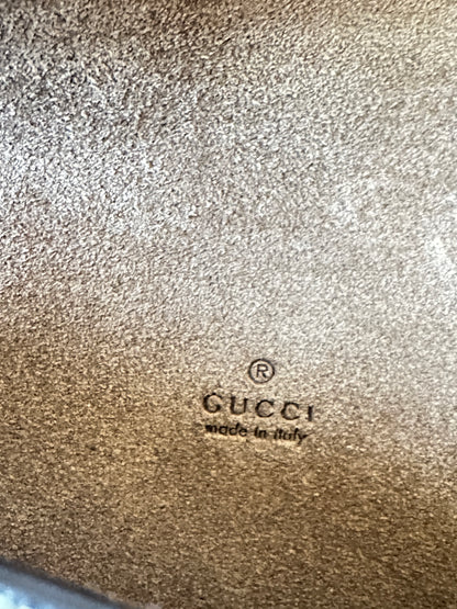 Gucci Jackie 1961 Soft Shoulder Bag GG Coated Canvas Medium Brown 82974