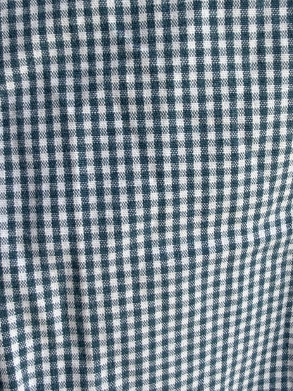 J.Crew  Men's M Tailored Fit Blue White Check Button Down Shirt