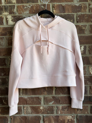 Lululemon Size 8 Get Centred Crop Hoodie Pink