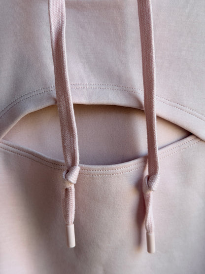 Lululemon Size 8 Get Centred Crop Hoodie Pink