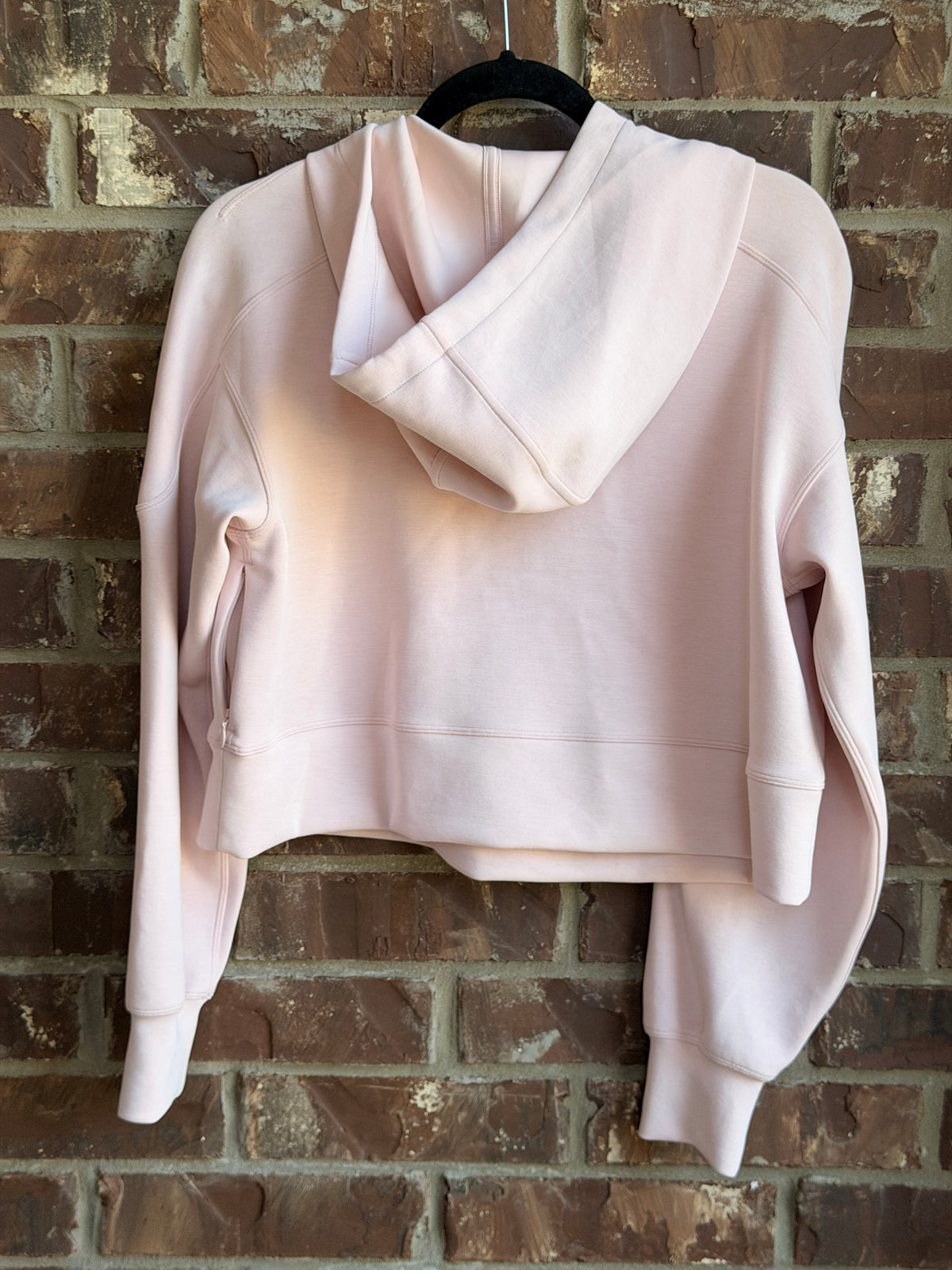 Lululemon Size 8 Get Centred Crop Hoodie Pink