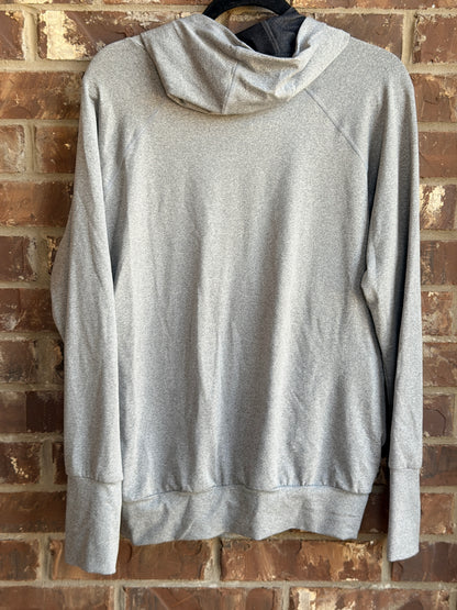 Sweaty Betty Womens Medium Gray Marl Lightweight Hoodie Pullover Activewear